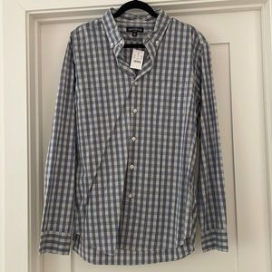J. Crew Mercantile Gingham Flex Casual Button-down Shirt, NWT